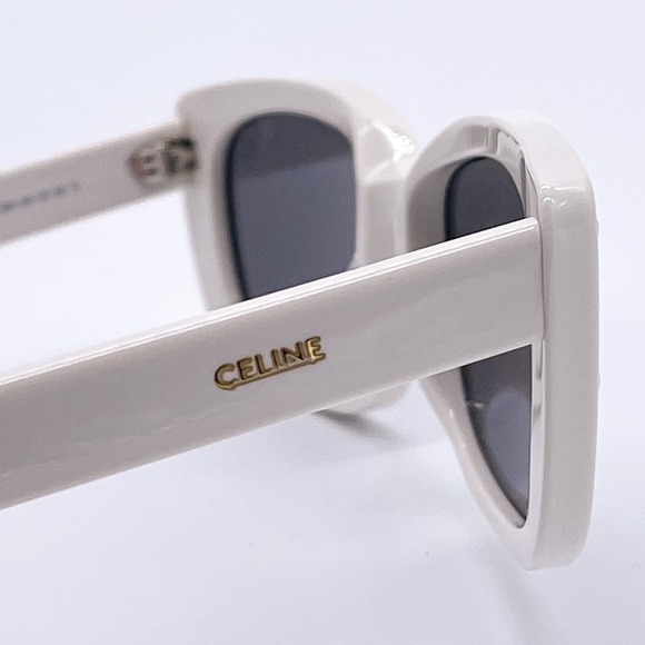 NEW CELINE CL40072I 25N WOMEN WHITE CELINE SUNGLASSES CL 40072I - Picture 7 of 10
